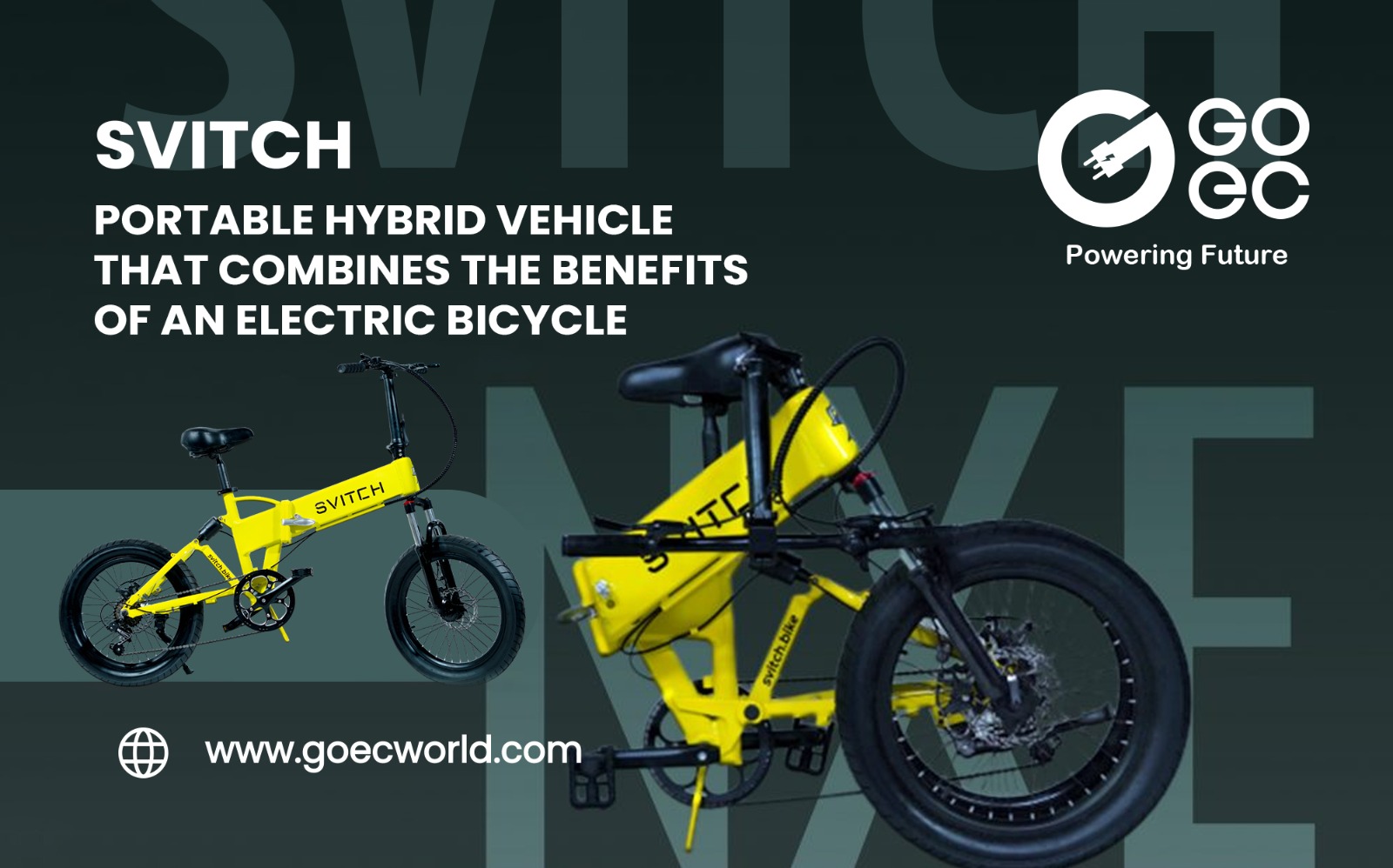 An EV Startup called Svitch Bikes showcased its foldable, electric cycle at the G20 ET meeting in Gandhinagar, Gujarat