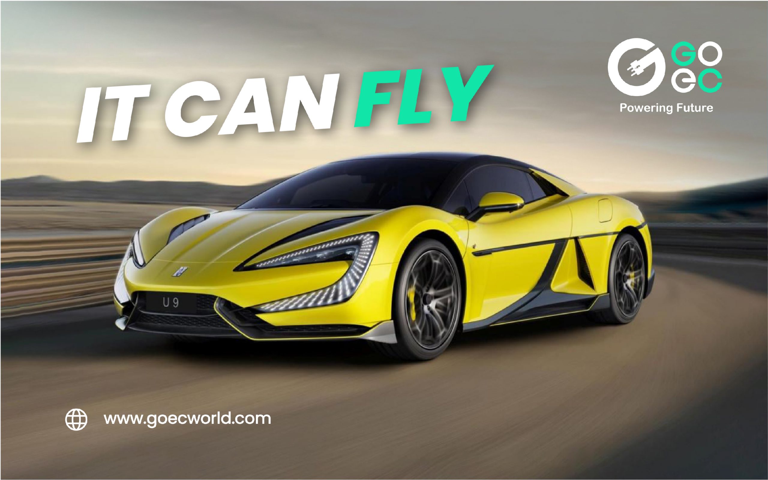 BYD YangWang U9 EV Supercar can Fly Off The Ground While Driving On Three Wheels.