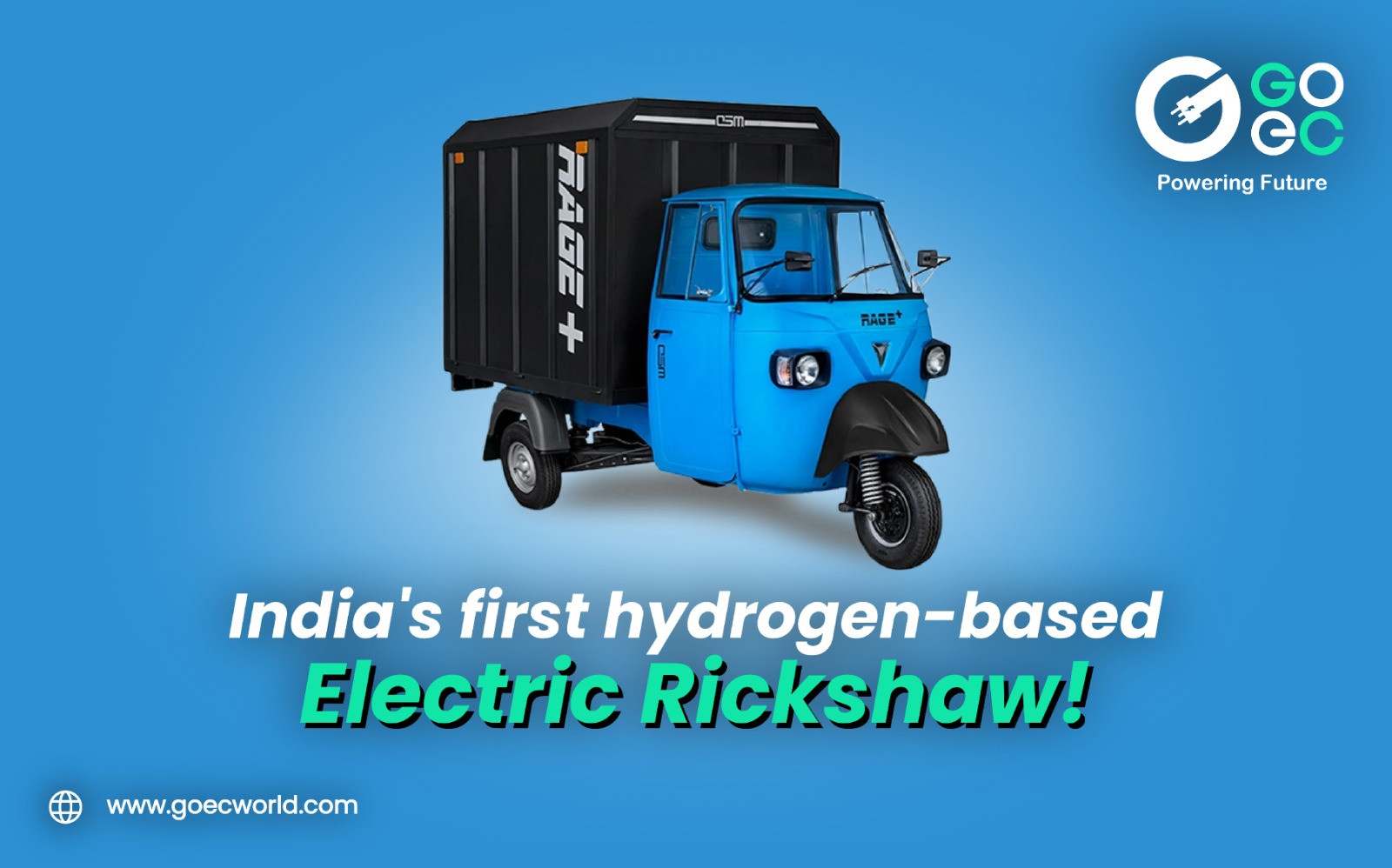 OSM Plan to Launch India’s First Hydrogen-Based Rickshaw With 400Km Range