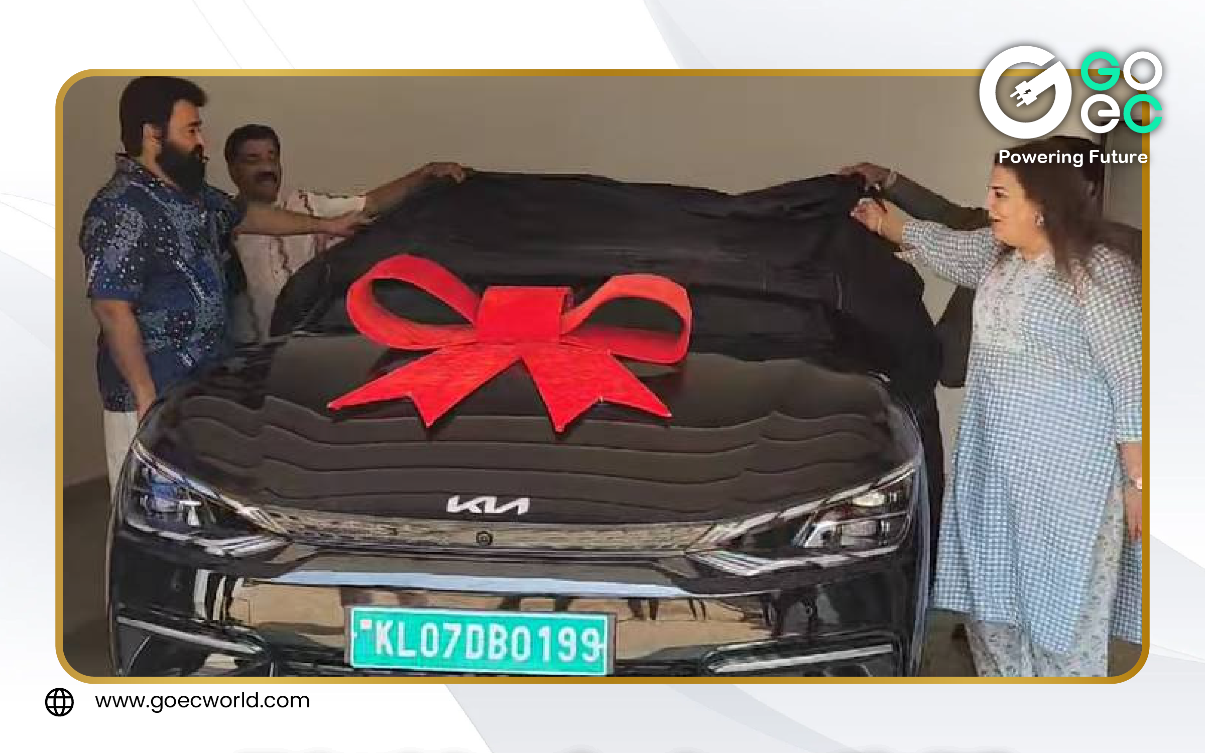 Malayalam actor Mohanlal gifted a Kia EV6 electric luxury crossover on his birthday.