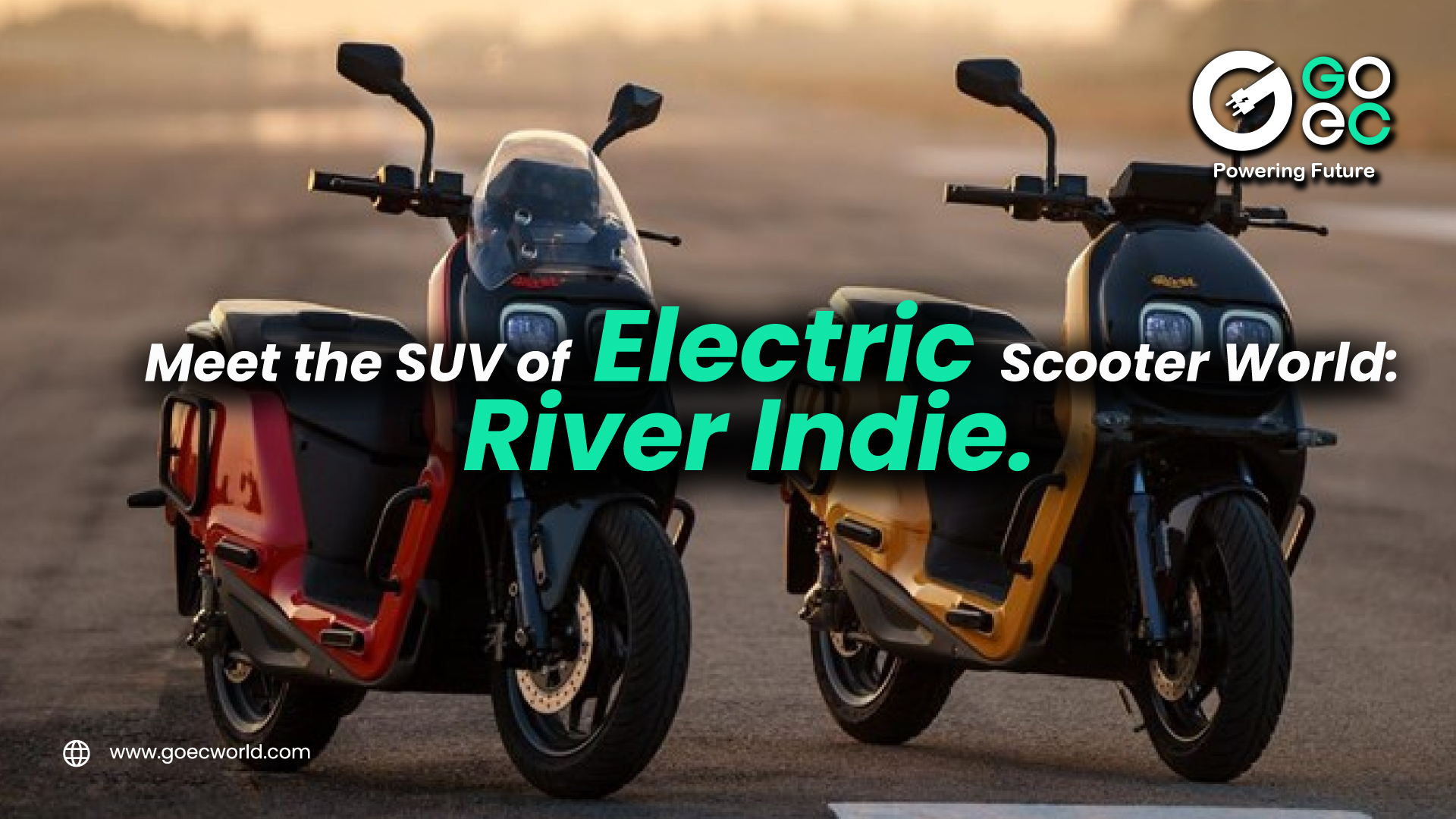 Bengaluru-based startup River Indie EV Scooter, Priced at Rs 1.25 lakh.