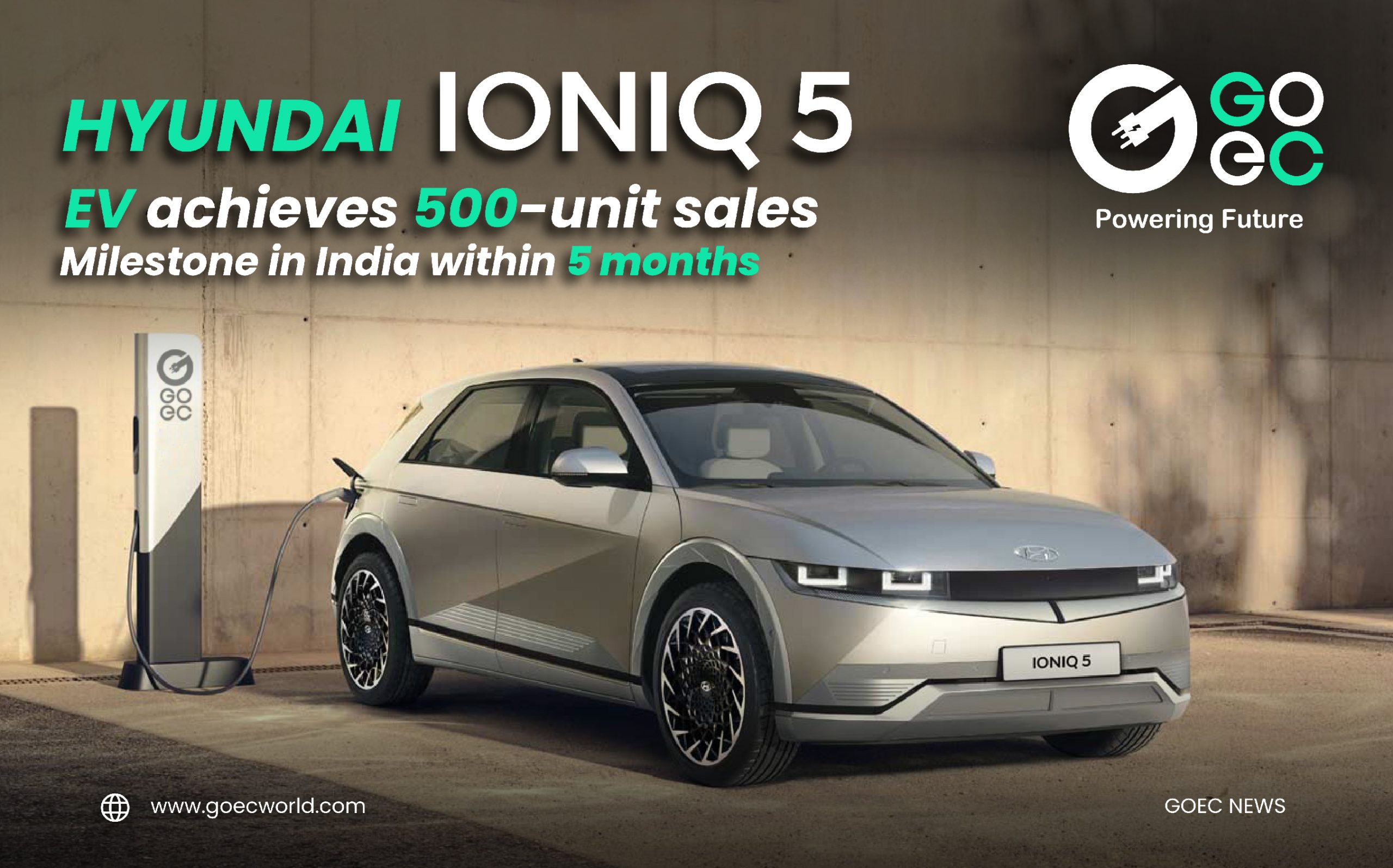 Hyundai Ioniq 5 EV Crosses 500 Units Sales Mark in India in 5 Months.