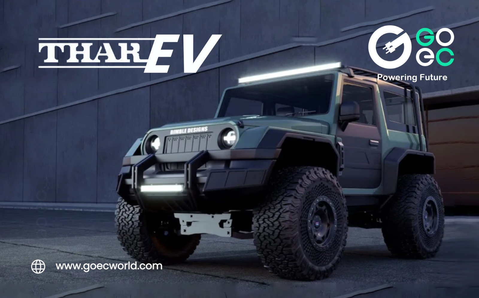 Mahindra’s Exciting New Electric Concept The Thar EV!