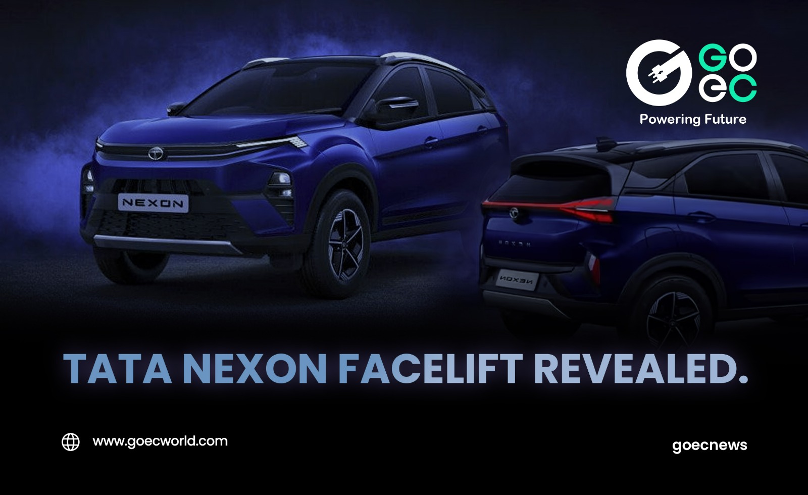 Tata Nexon facelift revealed , booking starts on 4 th September 2023.