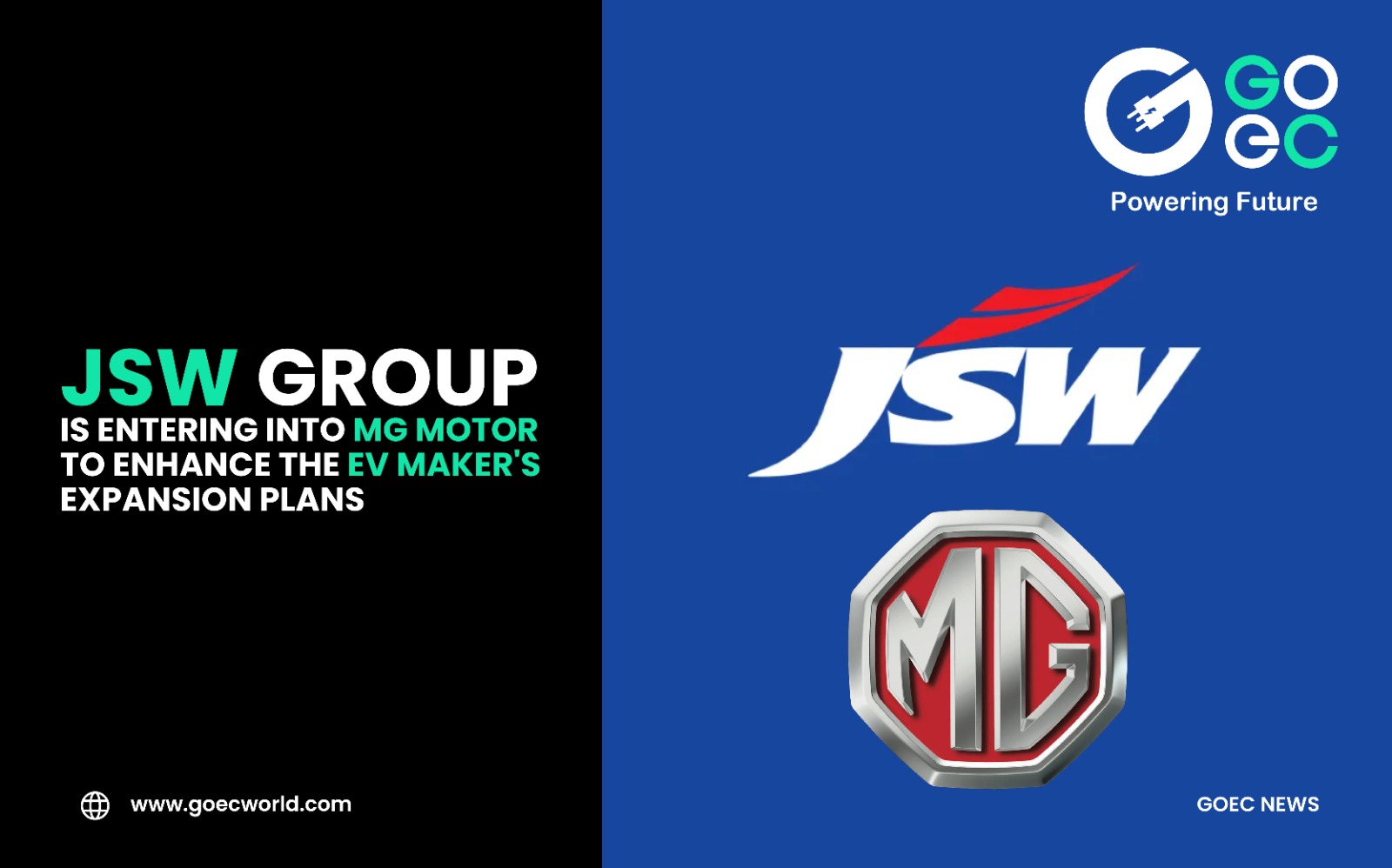 JSW Group is Entering into MG Motor to enhance the EV maker’s expansion plans