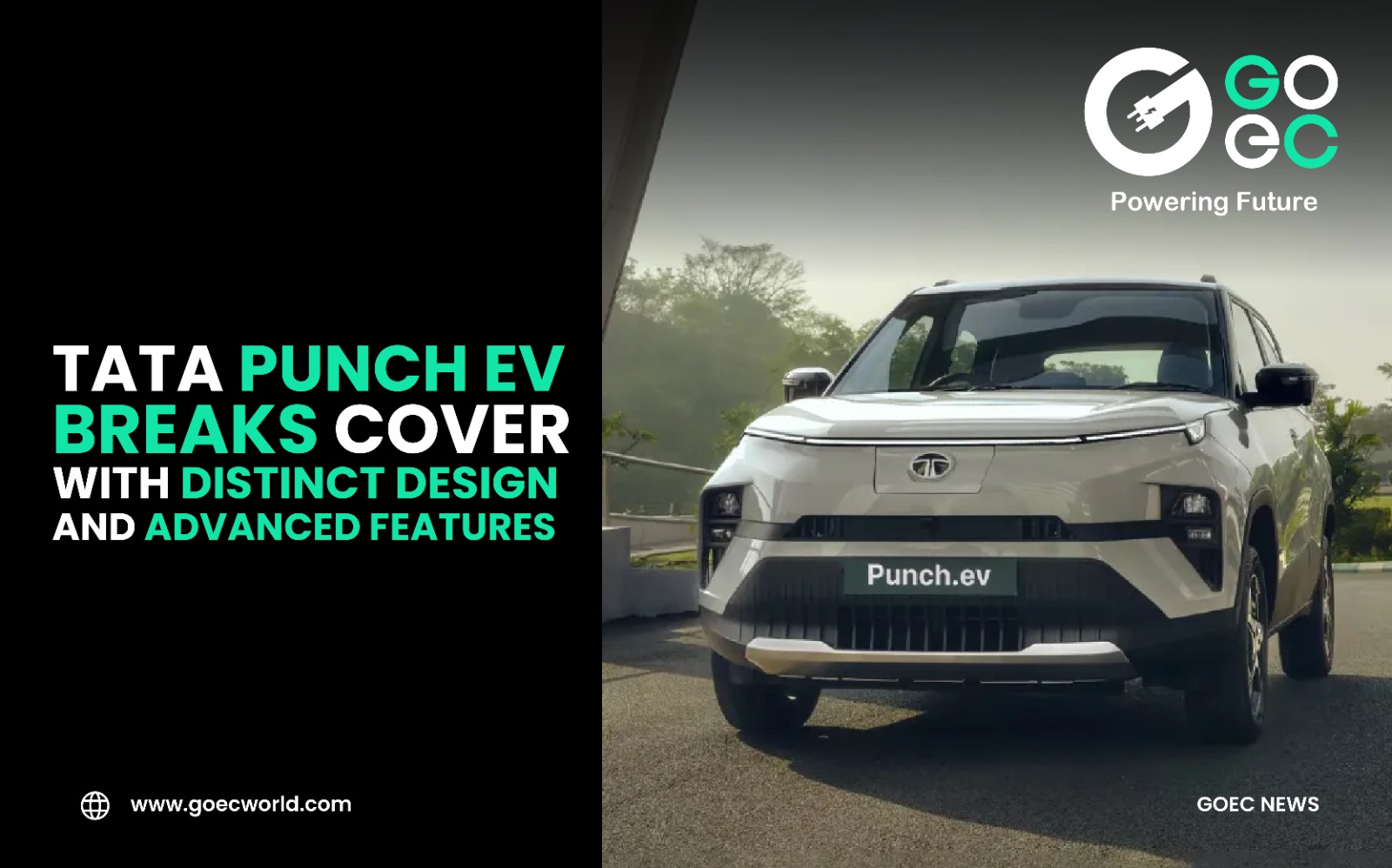 Tata Punch EV Breaks Cover with Distinct Design and Advanced Features