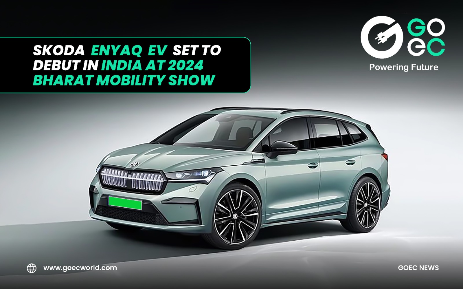 Skoda Enyaq EV Set to Debut in India at 2024 Bharat Mobility Show