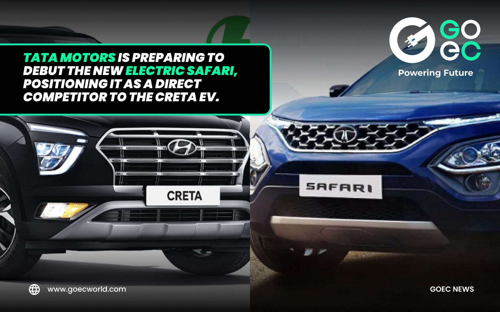 Tata Motors is preparing to debut the new Electric Safari, positioning it as a direct competitor to the Creta EV.